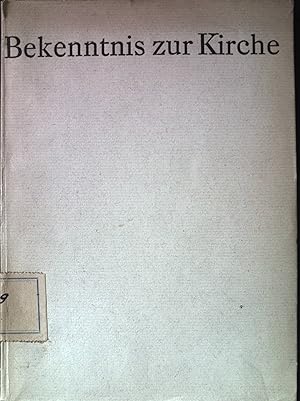 Imagen del vendedor de Schpfung und Erlsung - in: Bekenntnis zur Kirche : Festgabe fr Ernst Sommerlath zum 70. Geburtstag. a la venta por books4less (Versandantiquariat Petra Gros GmbH & Co. KG)