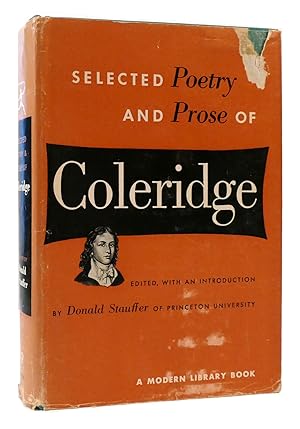 Seller image for SELECTED POETRY AND PROSE OF COLERIDGE for sale by Rare Book Cellar