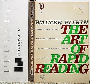 Imagen del vendedor de The Art of Rapid Reading a la venta por Epistemo Jo Books