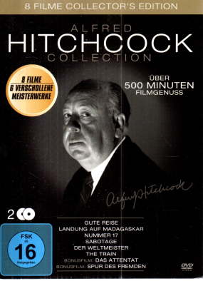 Alfred Hitchcock Collection. 8 Filme 6 verschollene Meisterwerke auf 2 DVD.
