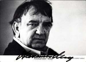 Ansichtskarte / Postkarte Dirigent Alexander May, Portrait, Autogramm
