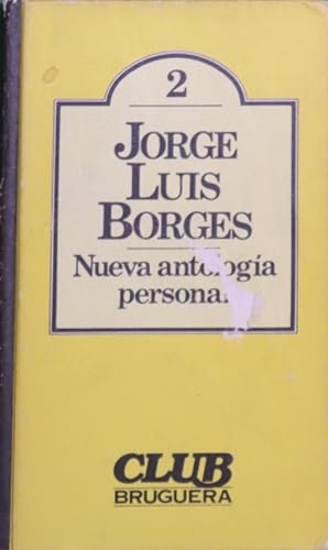 Imagen del vendedor de Nueva antologia personal a la venta por Librería Alonso Quijano