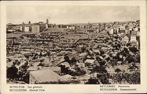 Bild des Verkufers fr Ansichtskarte / Postkarte Bethlehem Palstina, Gesamtansicht zum Verkauf von akpool GmbH