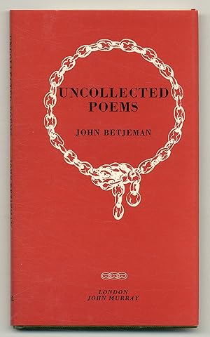 Bild des Verkufers fr Uncollected Poems zum Verkauf von Between the Covers-Rare Books, Inc. ABAA