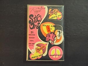 Psychedelic Stick Ums 1960's In Orig Wrapper 21 Vinyl Mary Ann Stickers