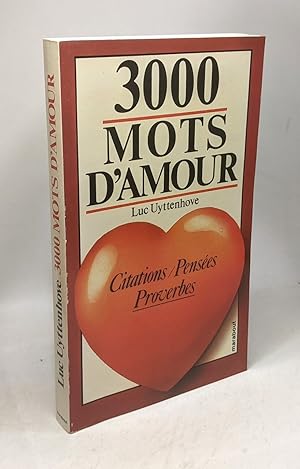 Imagen del vendedor de Trois Mille Mots D'amour a la venta por crealivres