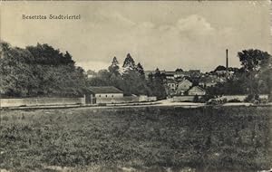 Ansichtskarte / Postkarte Besetztes Stadtviertel, Feldpost