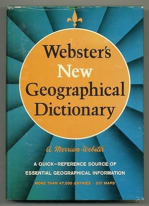 Bild des Verkufers fr Webster's New Geographical Dictionary zum Verkauf von Between the Covers-Rare Books, Inc. ABAA