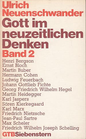 Immagine del venditore per Gott im neuzeitlichen Denken Band 2 venduto da Antiquariat Jterbook, Inh. H. Schulze