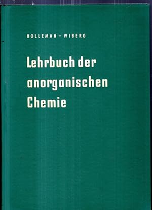 Seller image for Lehrbuch der anorganischen Chemie for sale by Antiquariat Jterbook, Inh. H. Schulze