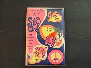 Psychedelic Stick Ums 1960's In Orig Wrapper 21 Vinyl Tim Stickers