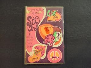 Psychedelic Stick Ums 1960's In Orig Wrapper 21 Vinyl Judy Stickers
