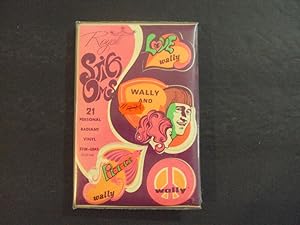 Psychedelic Stick Ums 1960's In Orig Wrapper 21 Vinyl Wally Stickers