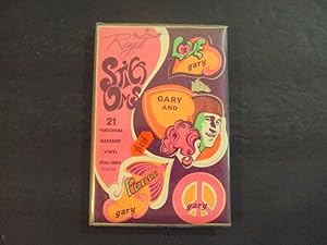 Psychedelic Stick Ums 1960's In Orig Wrapper 21 Vinyl Gary Stickers