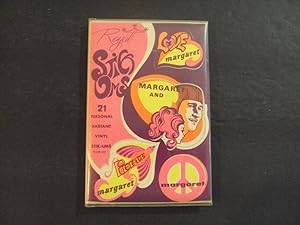 Psychedelic Stick Ums 1960's In Orig Wrapper 21 Vinyl Margaret Stickers