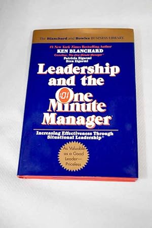Seller image for Leadership and the one minute manager for sale by Alcan Libros
