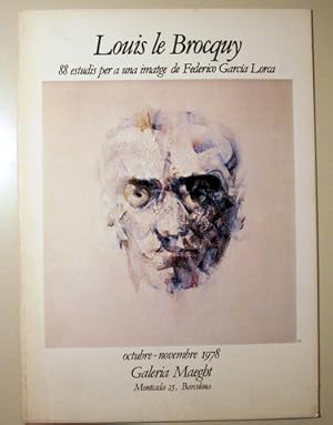 Seller image for 88 ESTUDIS PER A UNA IMATGE DE FEDERICO GARCIA LORCA - Barcelona 1978 - Il lustrat for sale by Llibres del Mirall