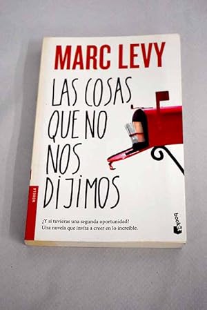 Imagen del vendedor de Las cosas que no nos dijimos a la venta por Alcan Libros