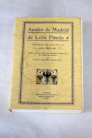 Seller image for Anales de Madrid de Len Pinelo for sale by Alcan Libros