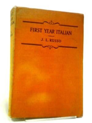 Bild des Verkufers fr First Year Italian zum Verkauf von World of Rare Books