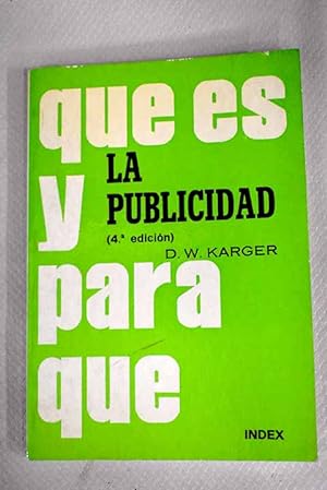 Seller image for La publicidad for sale by Alcan Libros