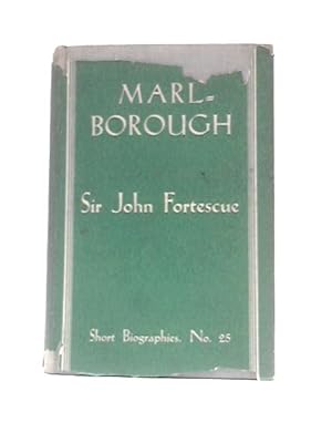 Imagen del vendedor de Marlborough (Short Biographies - No. 25) a la venta por World of Rare Books