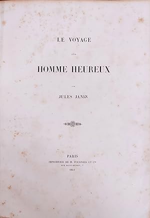 Seller image for LE VOYAGE D'UN HOMME HEUREUX for sale by libreria minerva