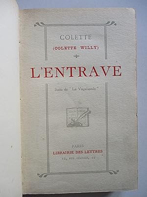 L'entrave (suite de "La vagabonde")