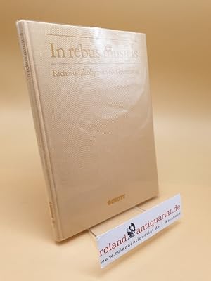 Bild des Verkufers fr In rebus musicis ; zur Musik in Geschichte, Erziehung und Kulturpolitik ; Richard Jakoby zum 60. Geburtstag zum Verkauf von Roland Antiquariat UG haftungsbeschrnkt