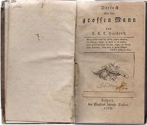 Image du vendeur pour Versuch ber den grossen Mann. (Erster Band = alles Erschienene). mis en vente par Antiquariat Dwal