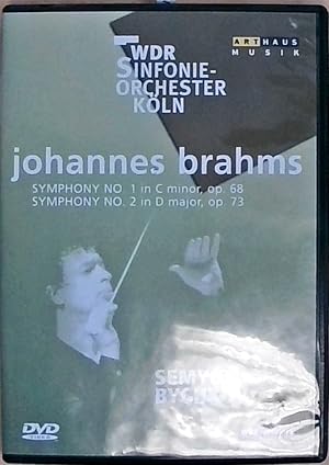 Bild des Verkufers fr Brahms, Johannes - Symphony No. 1 in C minor, op. 68 / Symphony No. 2 in D major, op. 73 zum Verkauf von Berliner Bchertisch eG