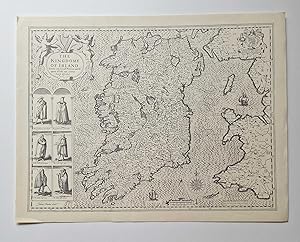 Kingdom of Ireland Map 1610 (c.1970 Facsimile Reproduction)