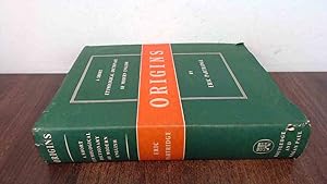 Immagine del venditore per Origins: A Short Etymological Dictionary Of Modern English venduto da BoundlessBookstore