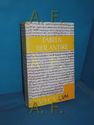 Bild des Verkufers fr Fabeln der Antike : griechisch und lateinisch (ellinik [el] / latine [la] / deutsch [de]) hrsg. u. bers. von Harry C. Schnur. berarb. von Erich Keller / Sammlung Tusculum zum Verkauf von Antiquarische Fundgrube e.U.