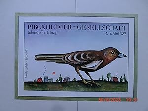 Plakat Pirckheimer-Gesellschaft Jahrestreffen Leipzig. 14. -16. Mai 1982