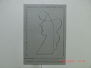 Plakat zur Ausstellung in der Galerie Fliesenwerke Boizenburg. Sammlung Udo Graupner. Grafische S...