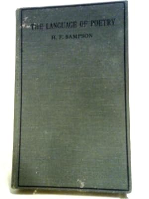 Image du vendeur pour The Language of Poetry mis en vente par World of Rare Books