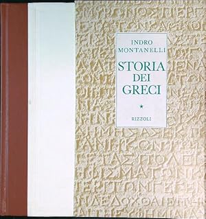 Bild des Verkufers fr Storia dei greci zum Verkauf von Librodifaccia