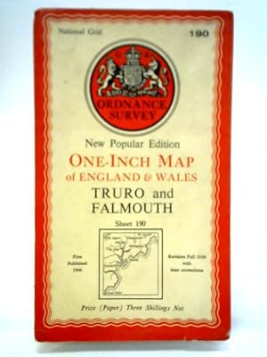 Seller image for One-Inch Map of England & Wales - Truro and Falmouth (Sheet 190) for sale by World of Rare Books