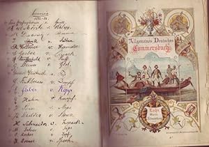 Bild des Verkufers fr Allgemeines Deutsches Commersbuch. Unter musikalischer Redaktion von Friedrich Silcher und Friedrich Erk. zum Verkauf von Aegis Buch- und Kunstantiquariat