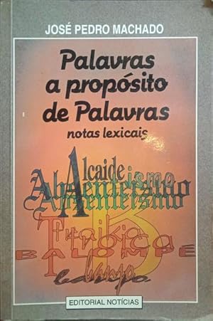 Imagen del vendedor de PALAVRAS A PROPSITO DE PALAVRAS. NOTAS LEXICAIS. a la venta por Livraria Castro e Silva