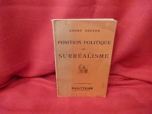 Seller image for Position politique du Surralisme. for sale by alphabets