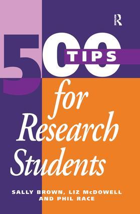 Seller image for 500 Tips for Research Students for sale by moluna