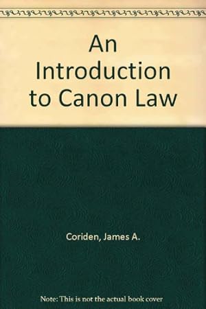 Immagine del venditore per An Introduction to Canon Law venduto da WeBuyBooks