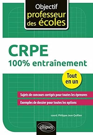 Image du vendeur pour 100% entranement CRPE mis en vente par Dmons et Merveilles