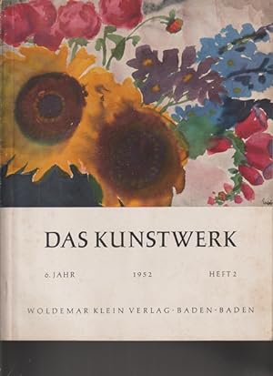 Seller image for Das Kunstwerk. Eine Monatsschrift ber alle Gebiete der bildenden Kunst. for sale by Ant. Abrechnungs- und Forstservice ISHGW