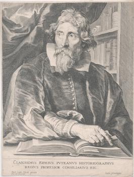 Bild des Verkufers fr Portrait of Clarissimus Erycius Putaneanus Historiographus, Regius Professor Consiliarius Etc. (1574-1646). zum Verkauf von Wittenborn Art Books