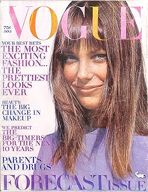 Vogue January 1, 1970 w/ Jane Birkin on Cover