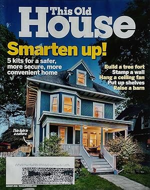 Seller image for This Old House Magazine: August 2016 for sale by Kayleighbug Books, IOBA