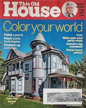 Imagen del vendedor de This Old House Magazine: July 2016 a la venta por Kayleighbug Books, IOBA